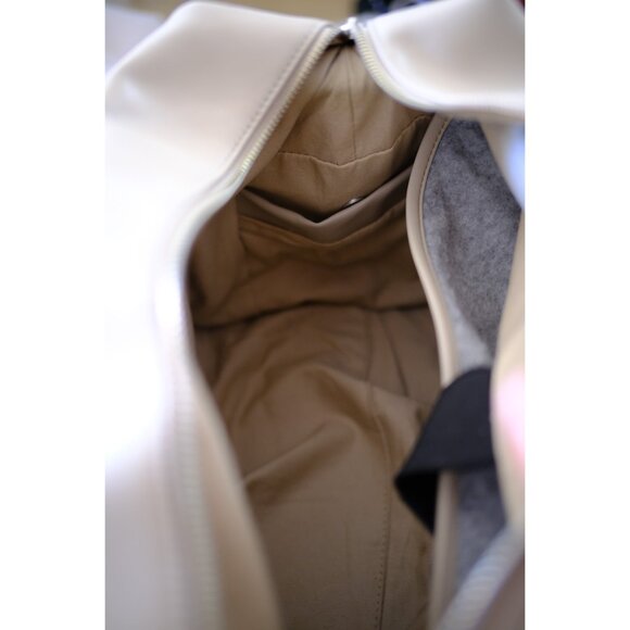 Monos Metro Duffel, Vegan Leather, Ivory - Picture 8 of 15